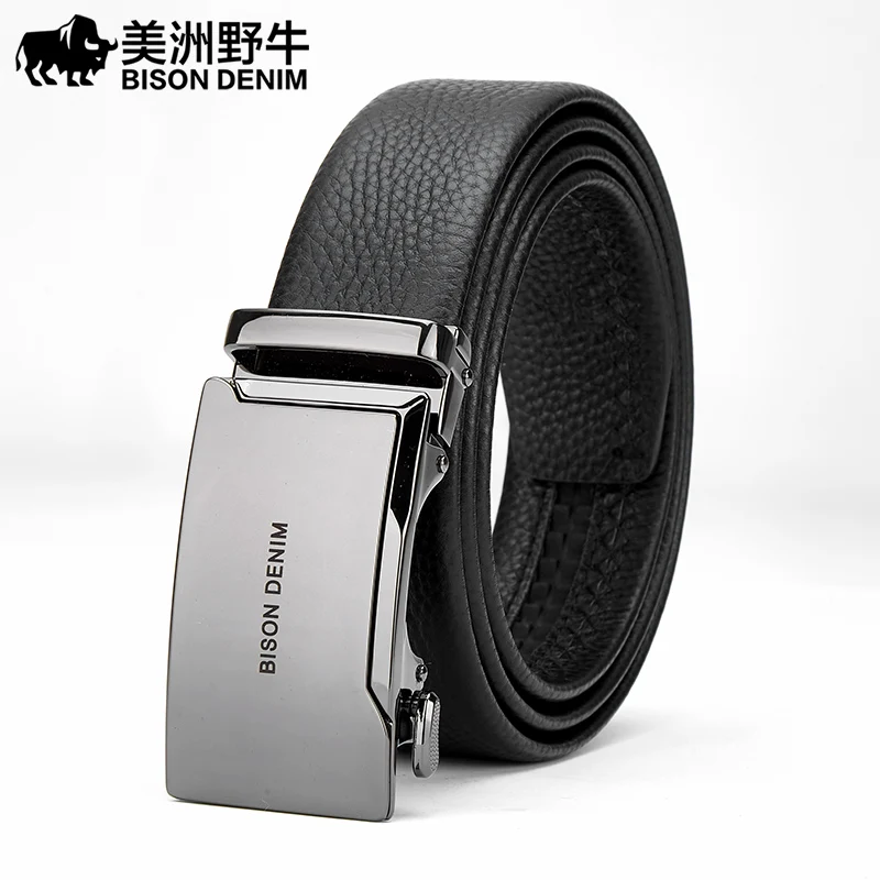 BISON DENIM Men Belts Automatic Alloy Buckle Belt Fashion Cow Genuine Leather Genuine Leather Belts for Men Luxury Brand N71802
BISON DENIM Men Belts Automatic Alloy Buckle Belt Fashion Cow Genuine Leather Genuine Leather Belts for Men Luxury Brand N71802