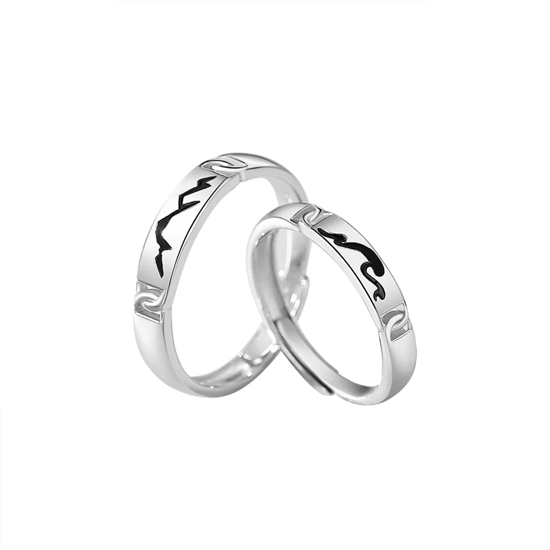 European Mountain and Sea Accompanying Couple S925 Sterling Silver Ring Retro Simple For Women Birthday Gift Jewelry+box
European Mountain and Sea Accompanying Couple S925 Sterling Silver Ring Retro Simple For Women Birthday Gift Jewelry+box