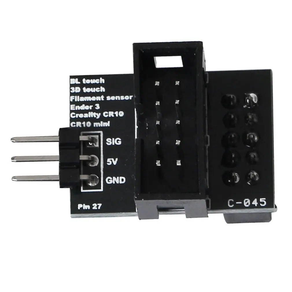 Wider Power Channel Pin 27 Board Adapter Sensor Upgrade BL TOUCH 3D Printer Parts For Creality CR-10 Ender 5 Ender 3 Pro BLTouch
Wider Power Channel Pin 27 Board Adapter Sensor Upgrade BL TOUCH 3D Printer Parts For Creality CR-10 Ender 5 Ender 3 Pro BLTouch