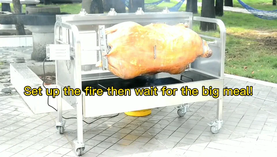 Outdoor Chicken Roast Barbeque Pig Roaster Stainless Steel Charcoal Barbecue Grill
Outdoor Chicken Roast Barbeque Pig Roaster Stainless Steel Charcoal Barbecue Grill