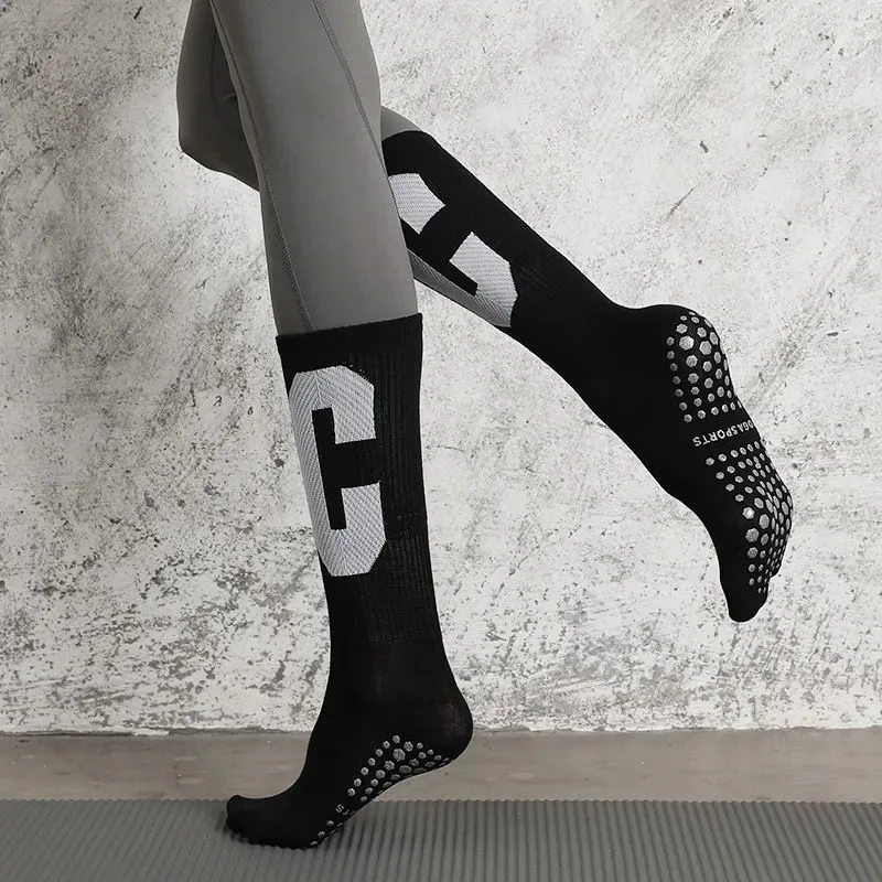 Women Pilates Cotton Socks Anti-Slip Massage Yoga Socks Ladies Middle-Calf Tube Stockings Dance Sports Long Socks For Girls
Women Pilates Cotton Socks Anti-Slip Massage Yoga Socks Ladies Middle-Calf Tube Stockings Dance Sports Long Socks For Girls