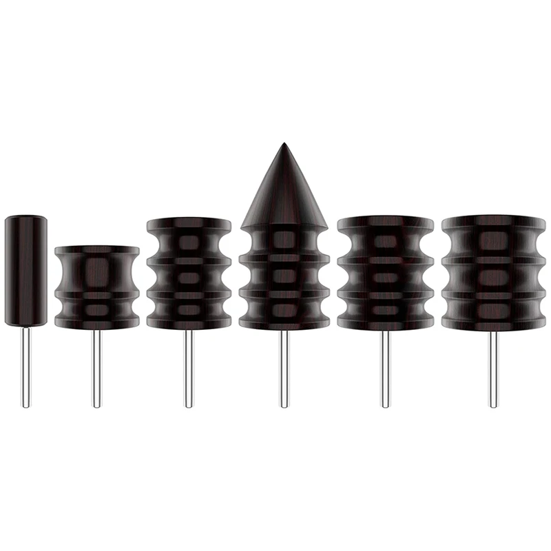 Leather Burnisher Bits 6-Pack For Rotary Tools - Pointed Tip And Multi Grooved Burnishing Tips Made Of Sandalwood
Leather Burnisher Bits 6-Pack For Rotary Tools - Pointed Tip And Multi Grooved Burnishing Tips Made Of Sandalwood