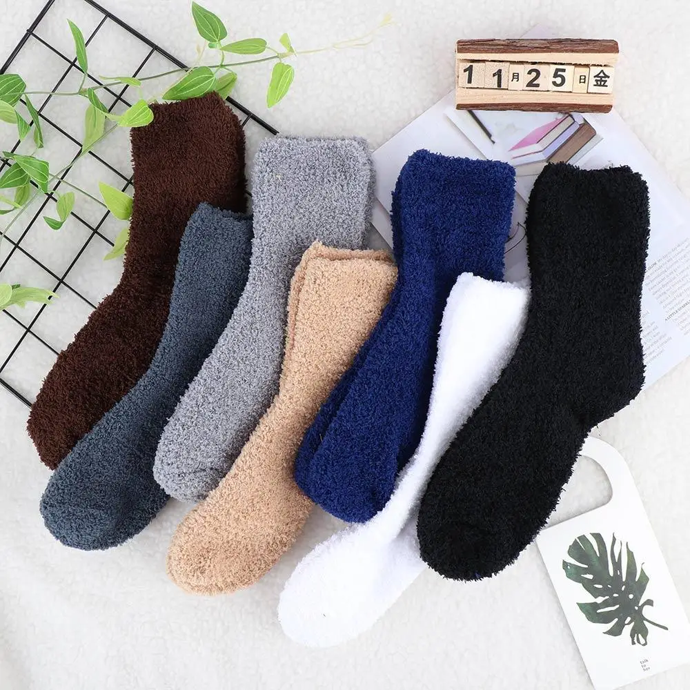 Unisex Autumn Winter Plush Sleep Socks Fashion 7 Colors Floor Fluffy Hosiery Comfortable Soft Spandex Short Stocking
Unisex Autumn Winter Plush Sleep Socks Fashion 7 Colors Floor Fluffy Hosiery Comfortable Soft Spandex Short Stocking