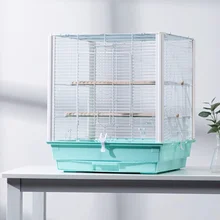 Budgie Pigeon Bird Cages Large Outdoor Breeding Feeder Canary Bird Cages Parrot Stand Cage Pour Oiseaux Pet Products YY50BC