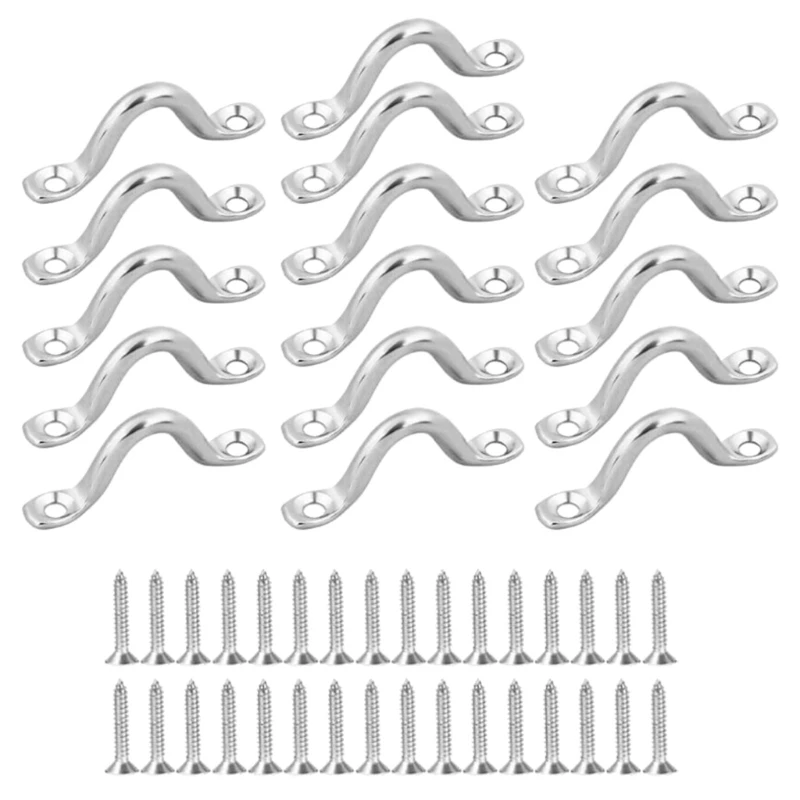 16 Pcs Stainless Steels Pad Eye Kayak Deck Loop Tie Down Boat Hardware Drop Shipping
16 Pcs Stainless Steels Pad Eye Kayak Deck Loop Tie Down Boat Hardware Drop Shipping