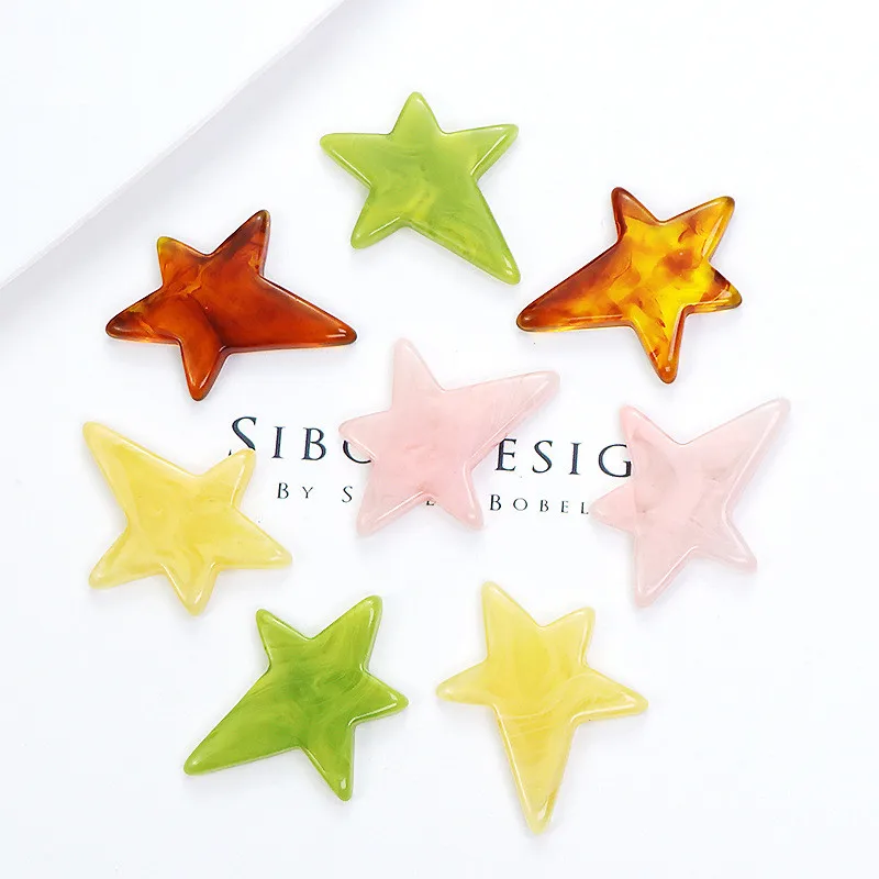10pcs New Irregular Star Resin Flatback Scrapbook DIY Earrings Hairwear Ornaments Jewelry Making Accessories Supplies R222
10pcs New Irregular Star Resin Flatback Scrapbook DIY Earrings Hairwear Ornaments Jewelry Making Accessories Supplies R222