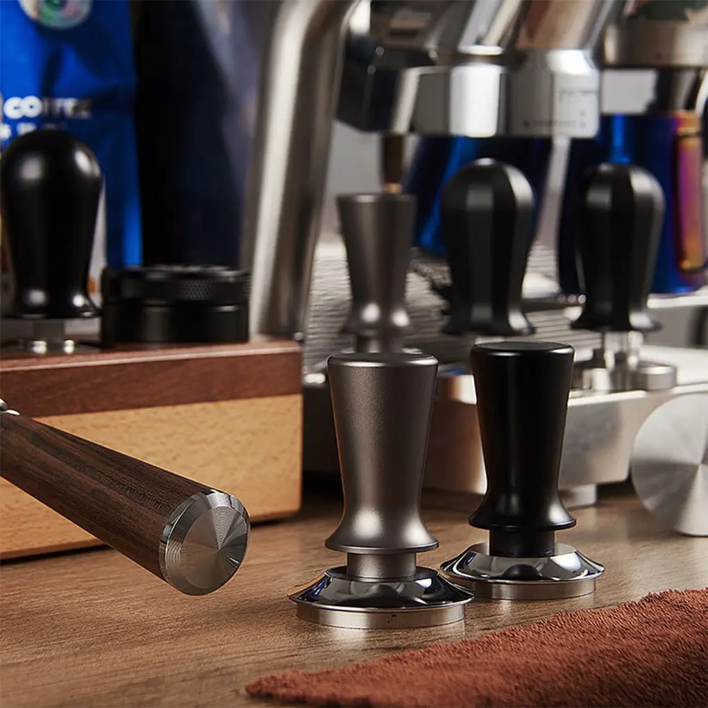 Coffee Tamper Press Calibrated Hand Drip Powder Hammer Flat Base Washable Portafilter Replacement Leveler Gray 58mm
Coffee Tamper Press Calibrated Hand Drip Powder Hammer Flat Base Washable Portafilter Replacement Leveler Gray 58mm