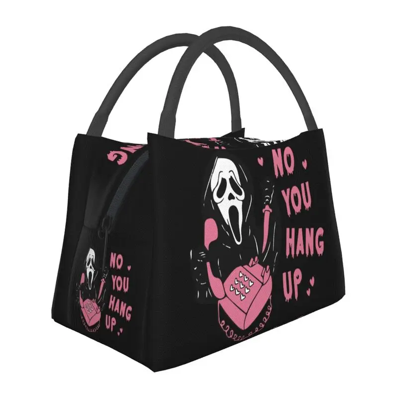 No You Hang Up Ghostface Insulated Lunch Bags for Women Portable Halloween Film Scream Thermal Cooler Lunch Tote Work Picnic
No You Hang Up Ghostface Insulated Lunch Bags for Women Portable Halloween Film Scream Thermal Cooler Lunch Tote Work Picnic