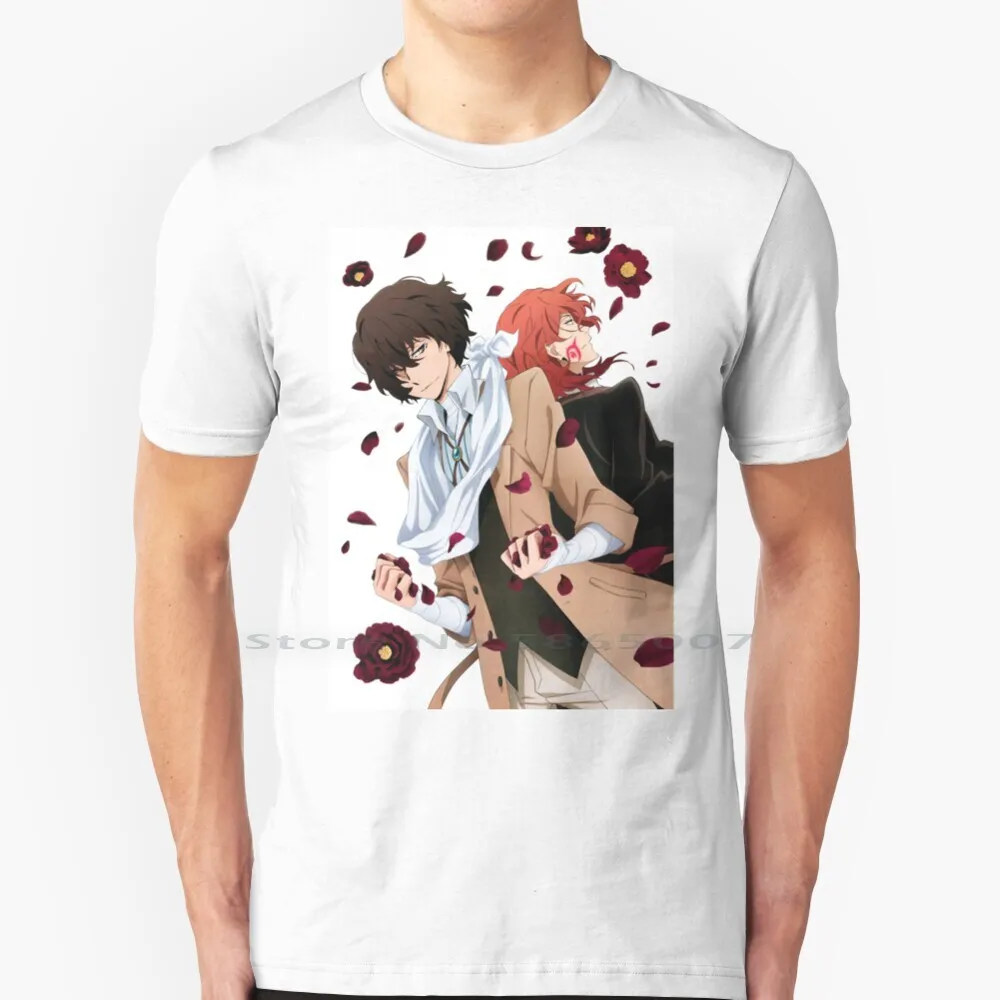 2 Sides T Shirt 100% Cotton Bungou Stray Dogs Osamu Dazai Chuuya Big Size 6xl Tee Gift Fashion
2 Sides T Shirt 100% Cotton Bungou Stray Dogs Osamu Dazai Chuuya Big Size 6xl Tee Gift Fashion