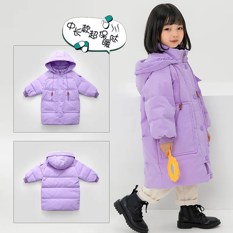 Winter Jackets for Girls Children Thicken Hooded Warm Parkas Girls Purple Cotton Padded Outerwear Boys Snowsuit 3-9Y
Winter Jackets for Girls Children Thicken Hooded Warm Parkas Girls Purple Cotton Padded Outerwear Boys Snowsuit 3-9Y