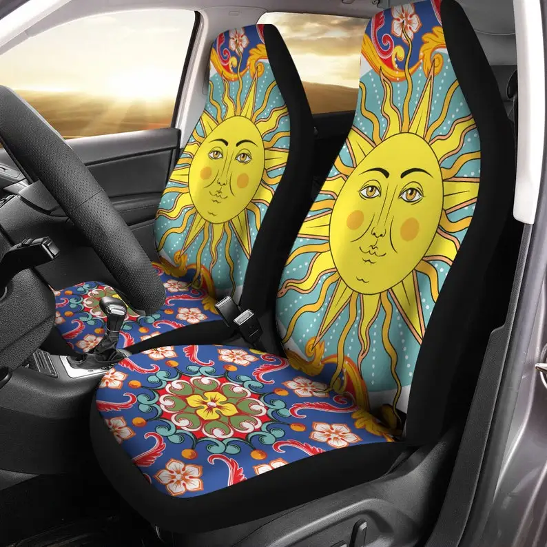 Ethnic sun mandala Car Seat Covers(1 pair), tribal universal seat covers, Car Seat Protector, car seat upholstery, Car Decor
Ethnic sun mandala Car Seat Covers(1 pair), tribal universal seat covers, Car Seat Protector, car seat upholstery, Car Decor