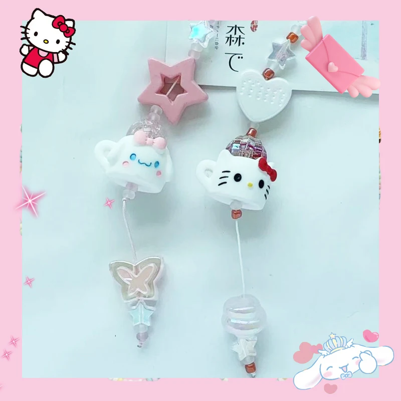 Подвеска-цепочка в форме чашки Hello Kitty Cinnamoroll Sanrio 
Подвеска-цепочка в форме чашки Hello Kitty Cinnamoroll Sanrio