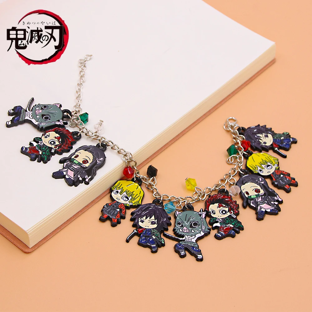Anime Demon Slayer Charms Bracelets Kimetsu no Yaiba Kamado Tanjirou Figure Metal Bangles For Women Men Cosplay Props Jewelry
Anime Demon Slayer Charms Bracelets Kimetsu no Yaiba Kamado Tanjirou Figure Metal Bangles For Women Men Cosplay Props Jewelry