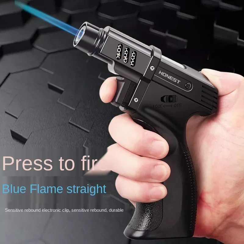 Windproof Outdoor Camping BBQ Fixed Fire Big Jet Flame Cigar Lighter Torch Kitchen Gadgets For Men
Windproof Outdoor Camping BBQ Fixed Fire Big Jet Flame Cigar Lighter Torch Kitchen Gadgets For Men