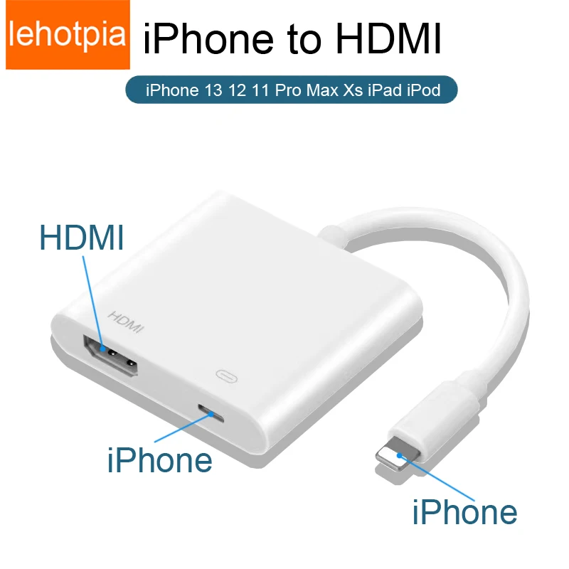 Разветвитель с Lightning на HDMI-совместимый с 2 портами, кабель-конвертер для iPhone 13, 12, 11 Pro Max, iPad на телевизор, адаптер 1080P, HDTV
Разветвитель с Lightning на HDMI-совместимый с 2 портами, кабель-конвертер для iPhone 13, 12, 11 Pro Max, iPad на телевизор, адаптер 1080P, HDTV