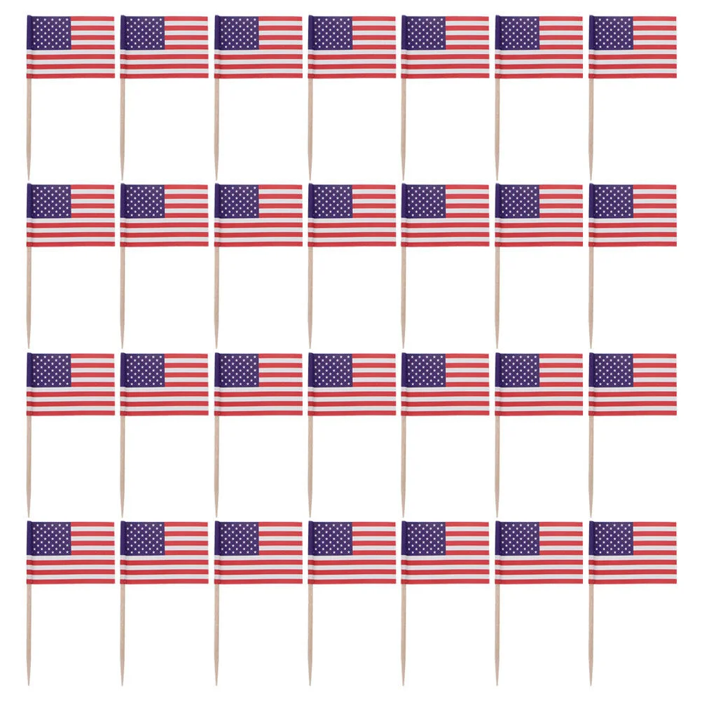 200 Pcs United States Flag Appetizer Picks Multinational Fruit Tooth Paper Party Fruits Sticks
200 Pcs United States Flag Appetizer Picks Multinational Fruit Tooth Paper Party Fruits Sticks