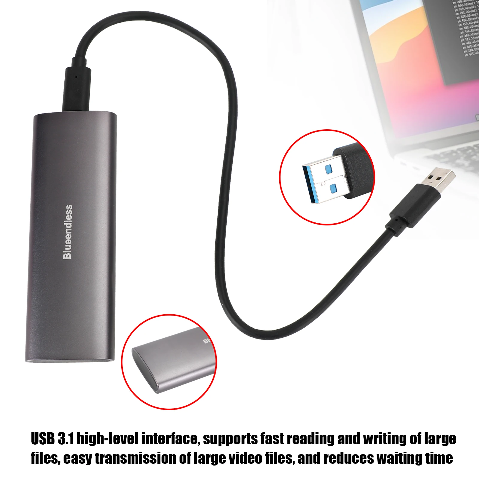 Artudatech Dual-Protocol M.2 Type-C To Type-C/Type C to Type-A SSD Solid State Drive Box
Artudatech Dual-Protocol M.2 Type-C To Type-C/Type C to Type-A SSD Solid State Drive Box