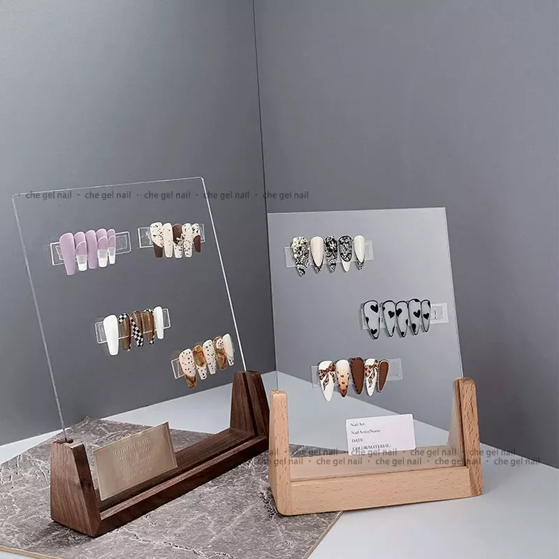 NEW2023 Nail Enhancement Display Board Walnut Work Display Frame Color Card Display Frame Acrylic
NEW2023 Nail Enhancement Display Board Walnut Work Display Frame Color Card Display Frame Acrylic