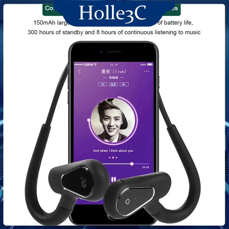Waterproof 5.0 Headphones Hd Call Long Battery Life Bone Conduction Headset Tws Earbuds Not In-ear Earphones
Waterproof 5.0 Headphones Hd Call Long Battery Life Bone Conduction Headset Tws Earbuds Not In-ear Earphones