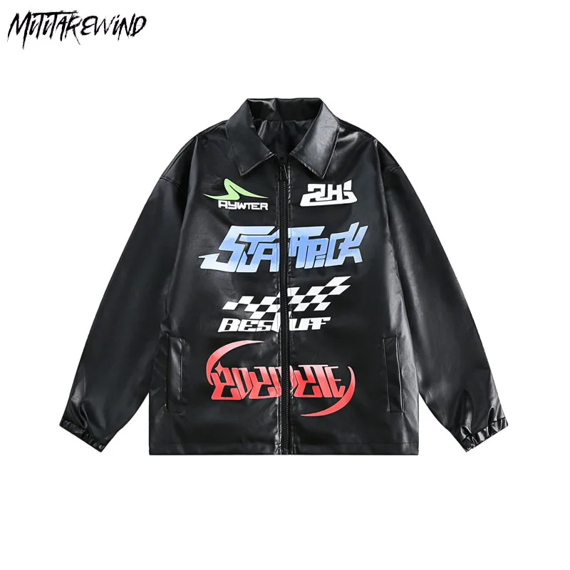 Модная уличная одежда, винтажные куртки, парные повседневные свободные пальто из искусственной кожи с графическим принтом для бейсбола на осень и зиму
Модная уличная одежда, винтажные куртки, парные повседневные свободные пальто из искусственной кожи с графическим принтом для бейсбола на осень и зиму