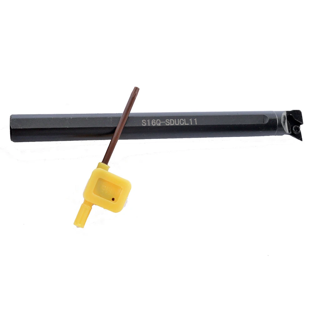 Machining Environments Turning Tool Holder Insert 16mm*180mm Alloy Steel Carbide Left Hand Manual S16Q-SDUCL11
Machining Environments Turning Tool Holder Insert 16mm*180mm Alloy Steel Carbide Left Hand Manual S16Q-SDUCL11
