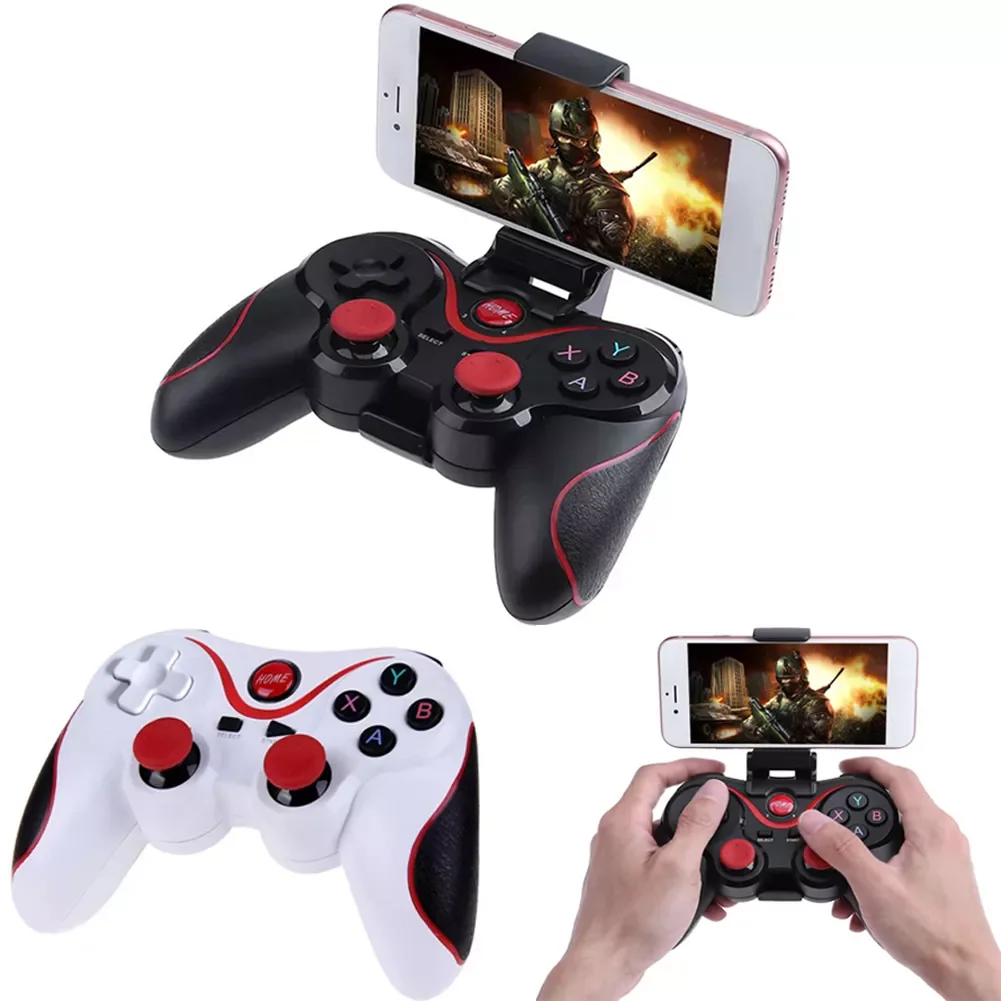 Support Bluetooth T3 X3 Wireless Joystick Gamepad PC Game Controller BT3.0 Joystick For Android Smartphone Tablet TV Box Holder
Support Bluetooth T3 X3 Wireless Joystick Gamepad PC Game Controller BT3.0 Joystick For Android Smartphone Tablet TV Box Holder
