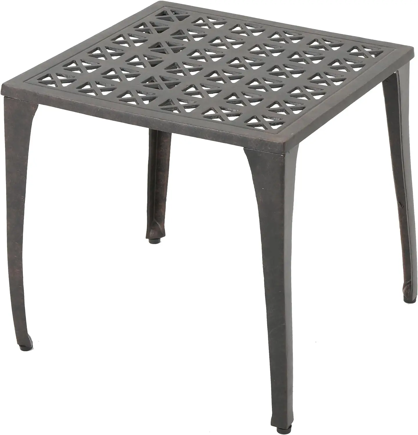 Outdoor 18" Cast Aluminum Side Table, Bronze Finished Wire floor cover Soft leather sunglasses bag Magnetic cable ties Octobuddy
Outdoor 18" Cast Aluminum Side Table, Bronze Finished Wire floor cover Soft leather sunglasses bag Magnetic cable ties Octobuddy