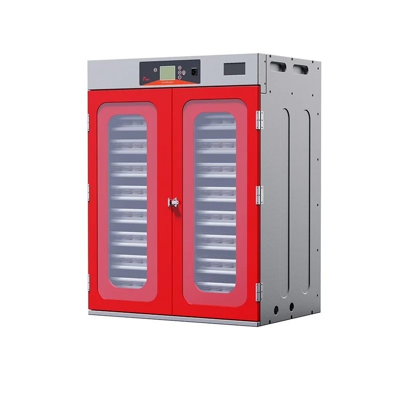 HHD Chinese red fully automatic 1000 chicken eggs incubator egg hatching machine
HHD Chinese red fully automatic 1000 chicken eggs incubator egg hatching machine