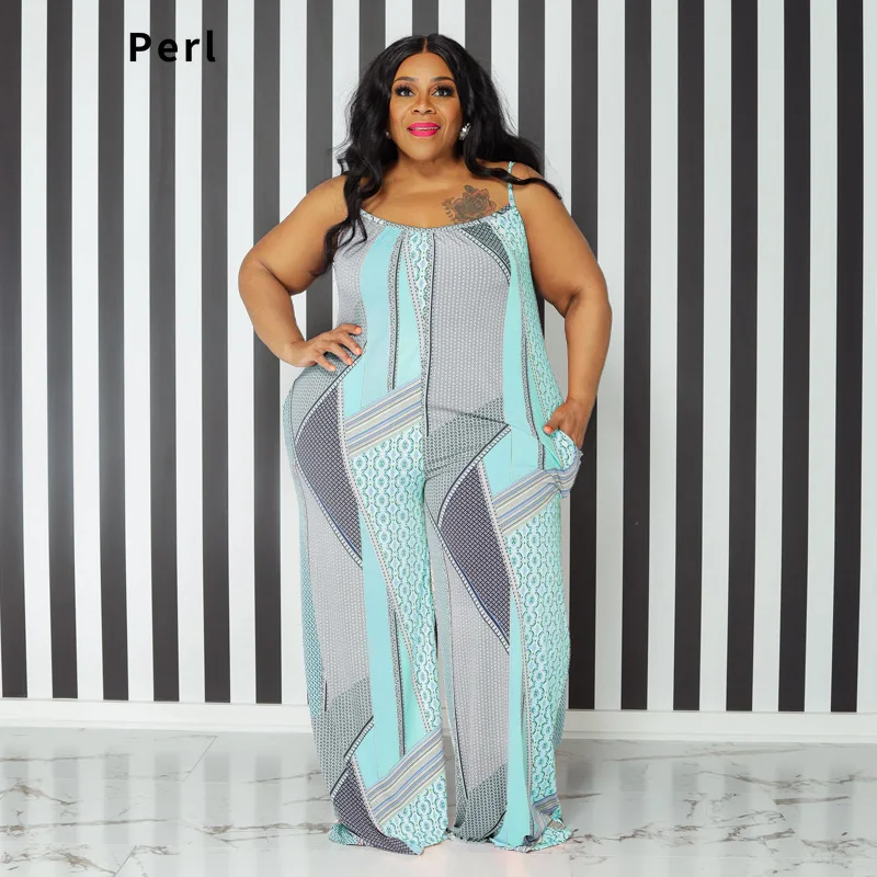 Perl Suspender Print Loose Casual Plus Size Women's Jumpsuit Sexy Two Piece Set Family Matching Outfits Loose Straight Overall
Perl Suspender Print Loose Casual Plus Size Women's Jumpsuit Sexy Two Piece Set Family Matching Outfits Loose Straight Overall