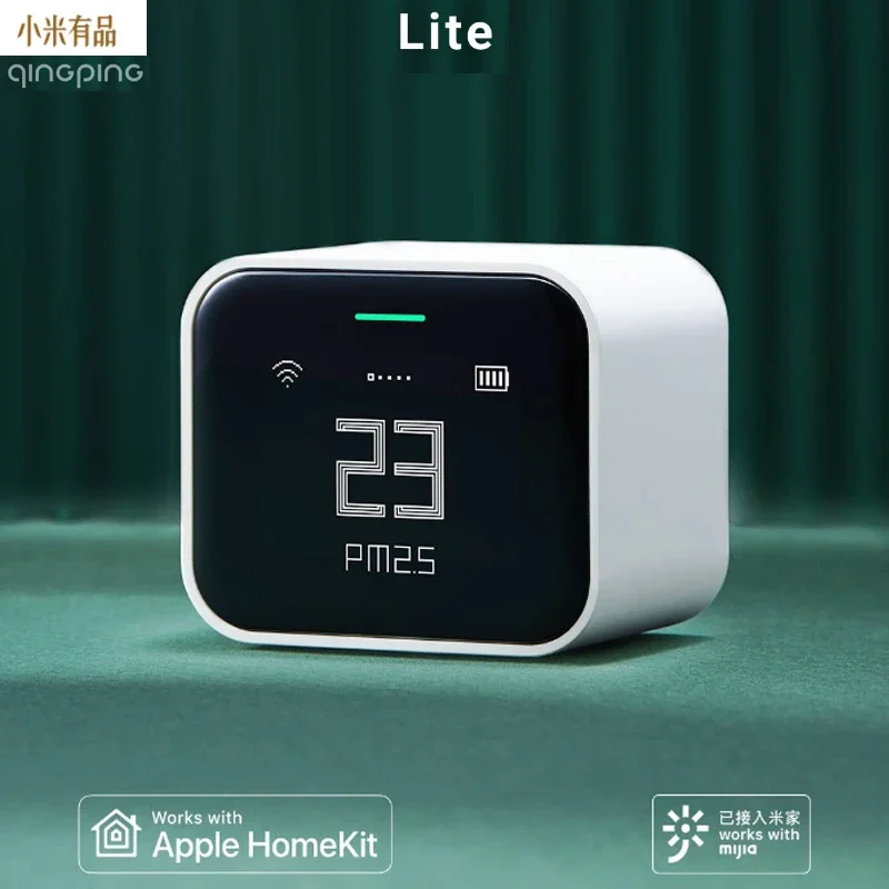 Датчик воздуха Youpin Qingping, детектор воздуха Lite, Retina, сенсорный IPS экран, управление с помощью приложения Mihome Pm2.5, работает с Homekit
Датчик воздуха Youpin Qingping, детектор воздуха Lite, Retina, сенсорный IPS экран, управление с помощью приложения Mihome Pm2.5, работает с Homekit