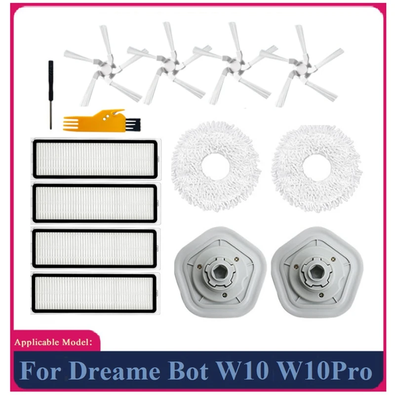 14Pcs Replacement Spare Parts HEPA Filter Mop Cloth Side Brush For Dreame W10/W10 Pro Vacuum Cleaner Household Cleaning
14Pcs Replacement Spare Parts HEPA Filter Mop Cloth Side Brush For Dreame W10/W10 Pro Vacuum Cleaner Household Cleaning