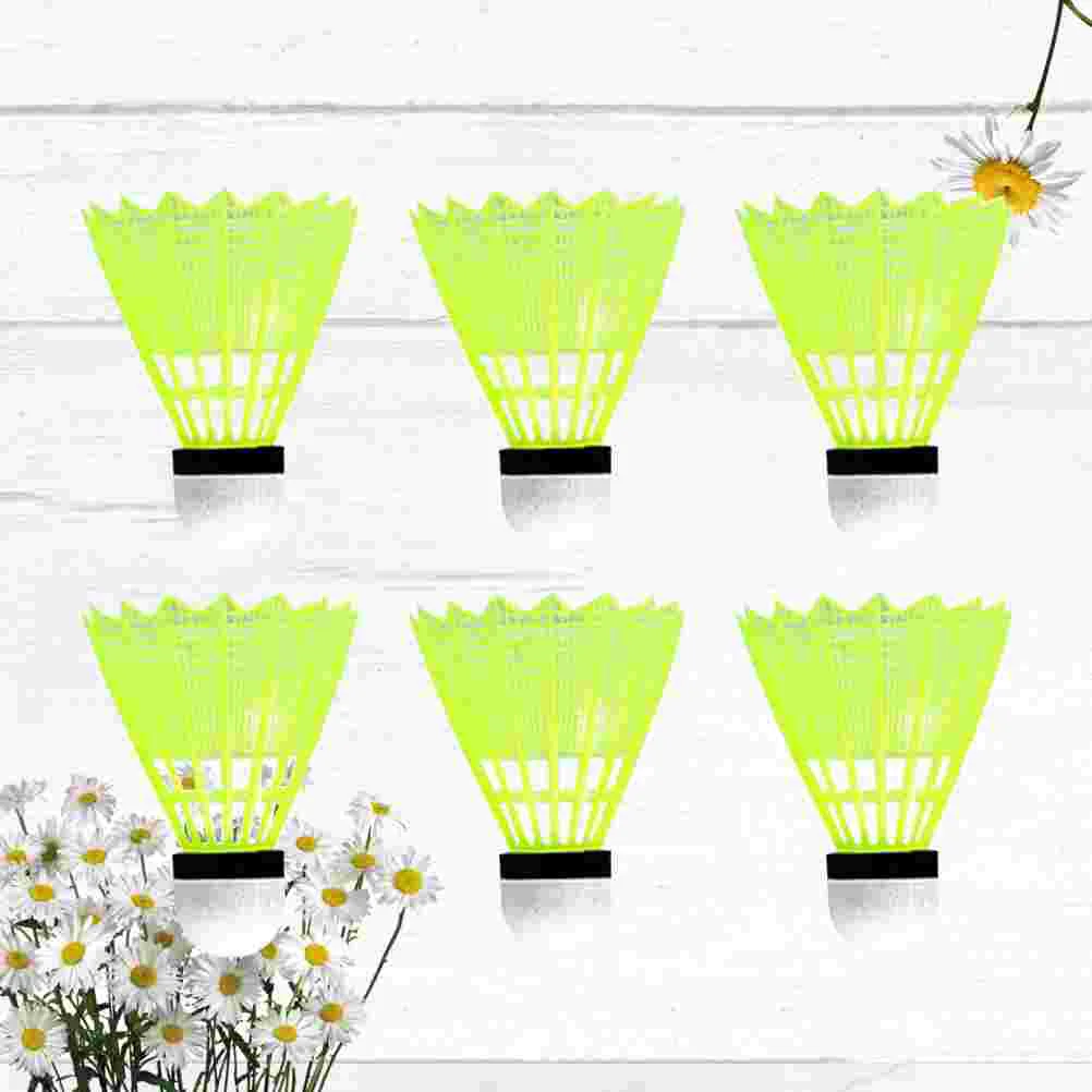 6PCS Nylon Yellow Playing Shuttlecocks Badminton Shuttlecocks for Indoor Fitness Sports School
6PCS Nylon Yellow Playing Shuttlecocks Badminton Shuttlecocks for Indoor Fitness Sports School