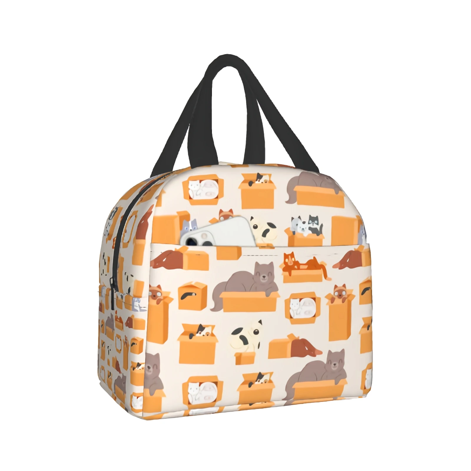 Cute Kittens Lunch Bag Cartoon Cats Thick and Reusable Hot Lunch Tote Bag With Zipper Lightweight Durable Office Work
Cute Kittens Lunch Bag Cartoon Cats Thick and Reusable Hot Lunch Tote Bag With Zipper Lightweight Durable Office Work