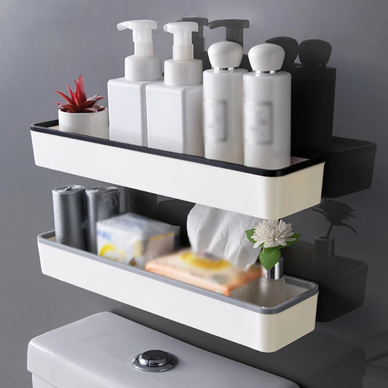 Hanging Punch Wall Cabinet Bathroom Toilet Organizer Storage White Rack Free Bathroom Multifunctional Storage Shelves Rack
Hanging Punch Wall Cabinet Bathroom Toilet Organizer Storage White Rack Free Bathroom Multifunctional Storage Shelves Rack