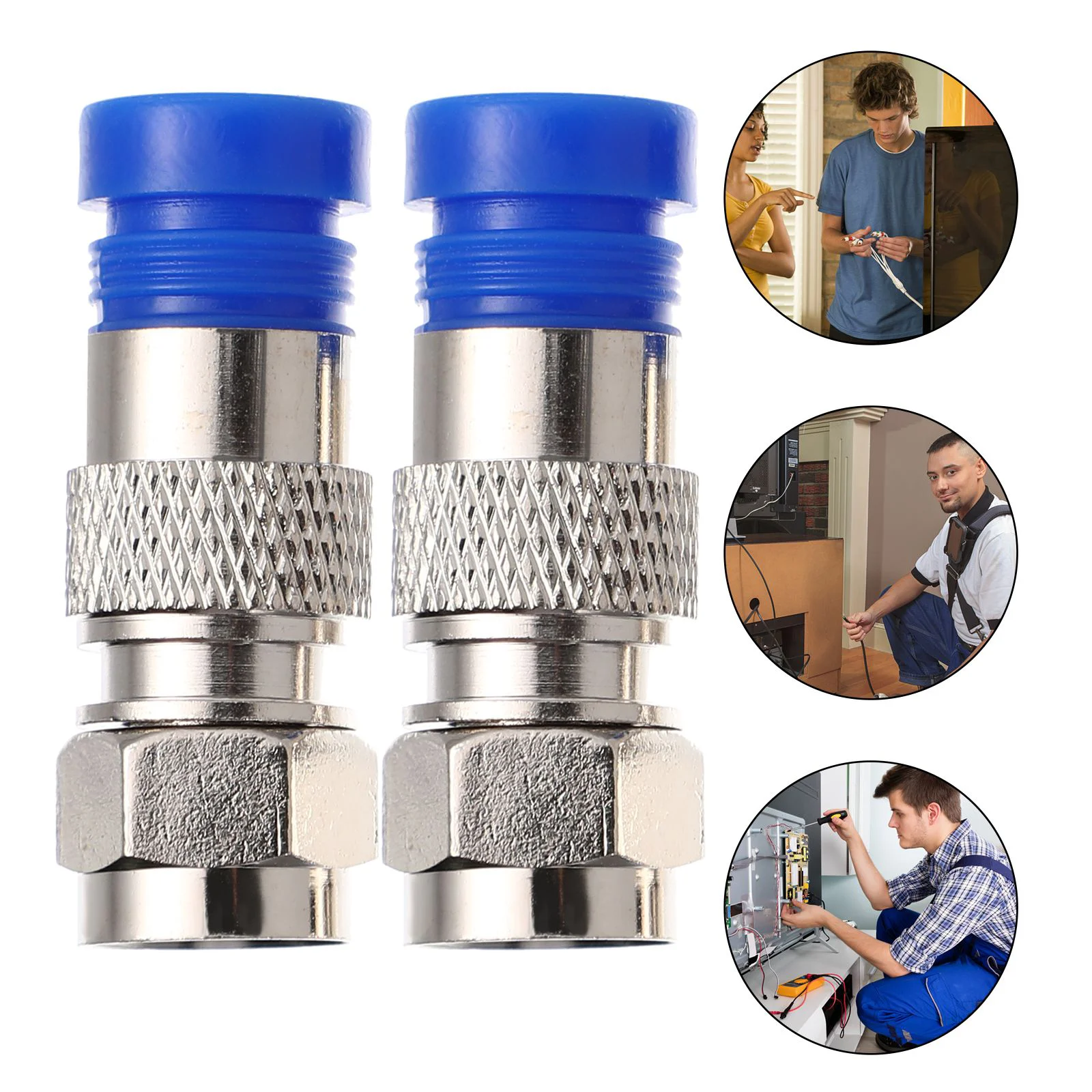 Connector F Coaxial Cable Type Adapter Plug Coaxconnectors Female Tool Fitting Quick Connect Supplies Converter Antenna Rf
Connector F Coaxial Cable Type Adapter Plug Coaxconnectors Female Tool Fitting Quick Connect Supplies Converter Antenna Rf