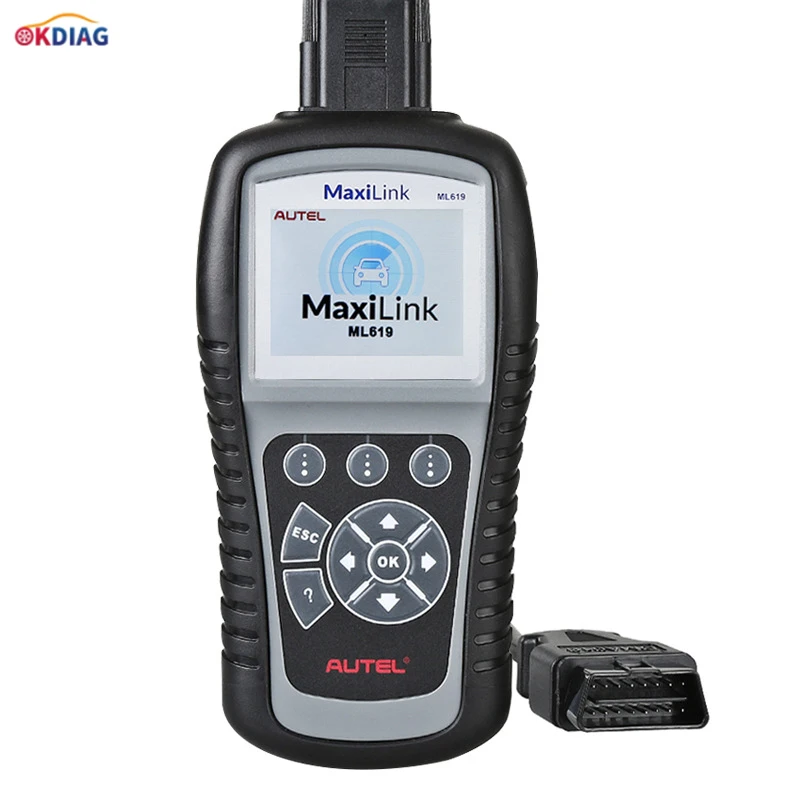 Autel MaxiLink ML619 Car Diagnostic Tool OBDII OBD 2 Automotive Scanner Code Reader ABS SRS Airbag Scanner Tools New Upgrade
Autel MaxiLink ML619 Car Diagnostic Tool OBDII OBD 2 Automotive Scanner Code Reader ABS SRS Airbag Scanner Tools New Upgrade