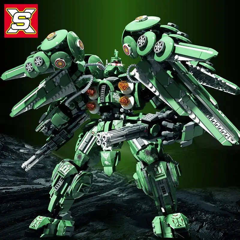 High-Technology Series SX9027 NZ-666 Kshatriya Gundam Robot DIY MOC Model Building Blocks Bricks Education Kids Toys Gifts Stock
High-Technology Series SX9027 NZ-666 Kshatriya Gundam Robot DIY MOC Model Building Blocks Bricks Education Kids Toys Gifts Stock