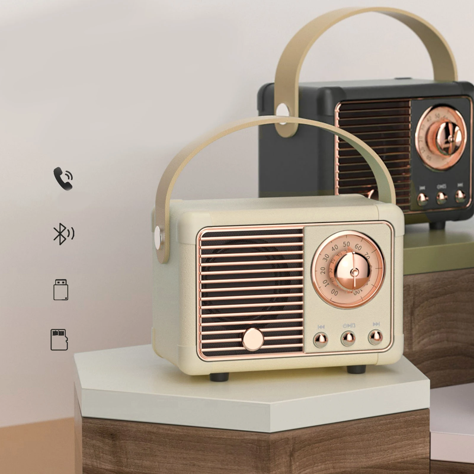Bluetooth-колонка в стиле ретро, классический музыкальный плеер в стиле ретро, портативное украшение, мини-динамик, дорожный музыкальный плеер
Bluetooth-колонка в стиле ретро, классический музыкальный плеер в стиле ретро, портативное украшение, мини-динамик, дорожный музыкальный плеер