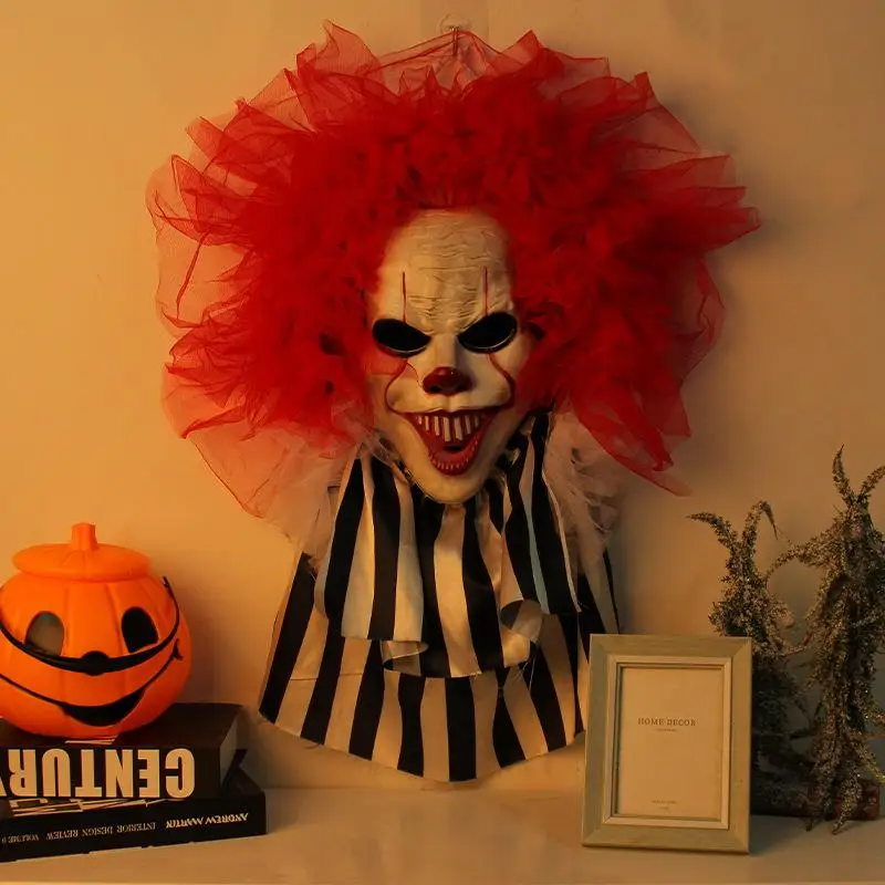 Halloween Horror Clown Wreath Door Hanging Wreath Decoration Wall Hanging Clown Ghost Festival Halloween Party Home Decor
Halloween Horror Clown Wreath Door Hanging Wreath Decoration Wall Hanging Clown Ghost Festival Halloween Party Home Decor