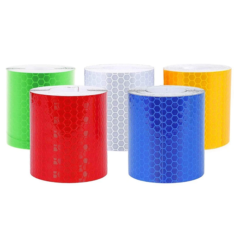 Reflective Tape Self-Adhesive 5 Colours 5 Cm X 3 Meter Reflective Tape Waterproof Warning Tape Safety Marking Tape
Reflective Tape Self-Adhesive 5 Colours 5 Cm X 3 Meter Reflective Tape Waterproof Warning Tape Safety Marking Tape