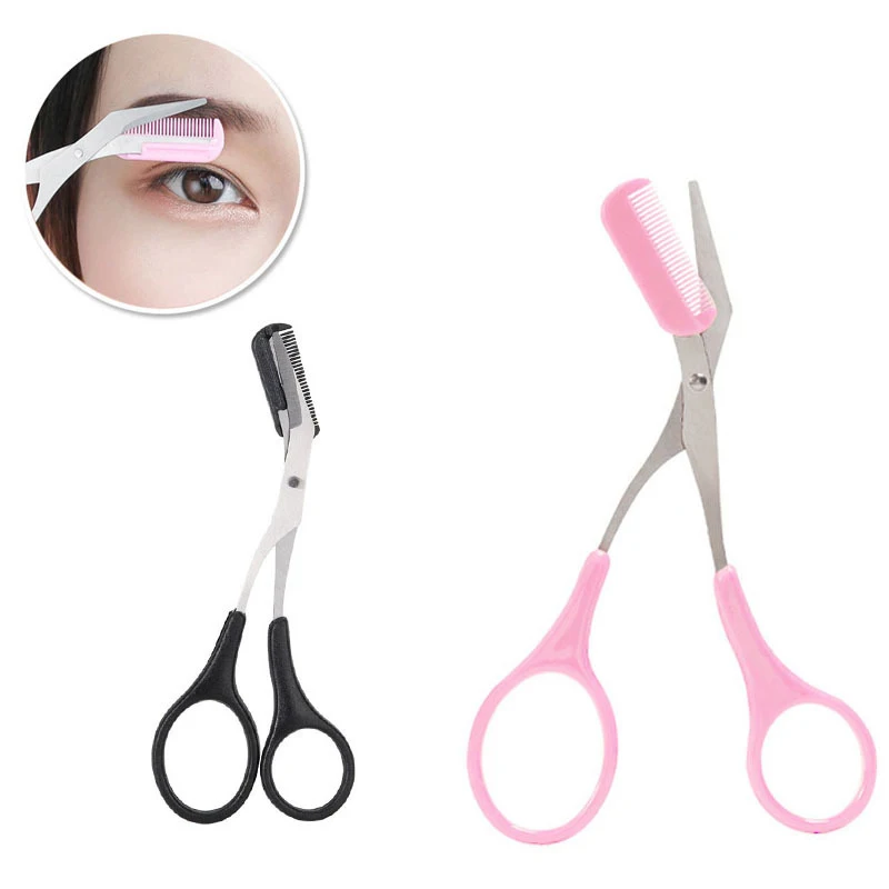 Women Stainless Steel Eyebrow Shaping Cut Scissors Comb Hair Remover Beauty Tool
Women Stainless Steel Eyebrow Shaping Cut Scissors Comb Hair Remover Beauty Tool