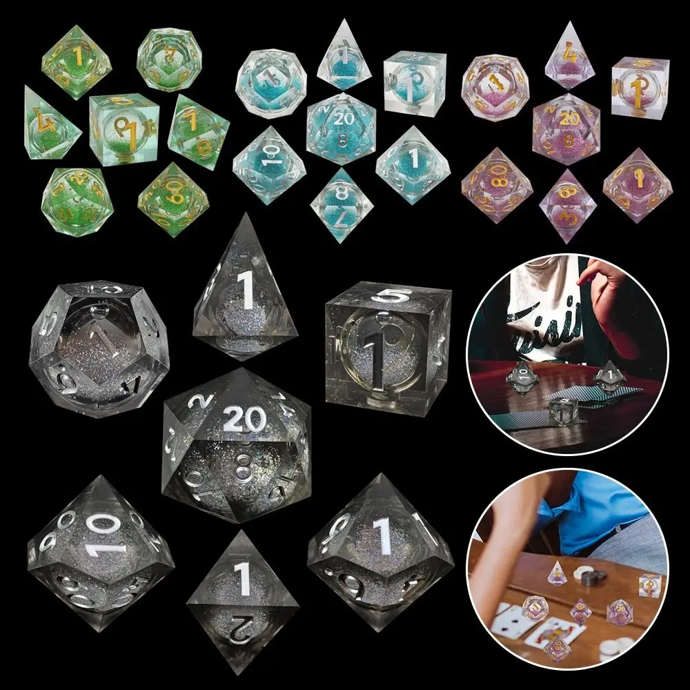 Набор игральных костей D & d, D6, D8, D10, D12, D20, с жидкой смолой, принадлежность для игр, 7 шт. в наборе
Набор игральных костей D & d, D6, D8, D10, D12, D20, с жидкой смолой, принадлежность для игр, 7 шт. в наборе