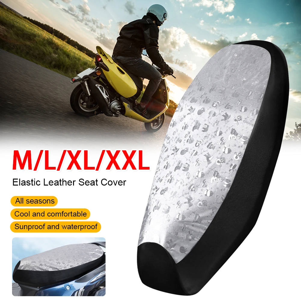 Universal Motorcycle Seat Cover Four Seasons Leather Cushion Cover Electric Scooter Seat Cover Waterproof Sunscreen 4 Sizes
Universal Motorcycle Seat Cover Four Seasons Leather Cushion Cover Electric Scooter Seat Cover Waterproof Sunscreen 4 Sizes