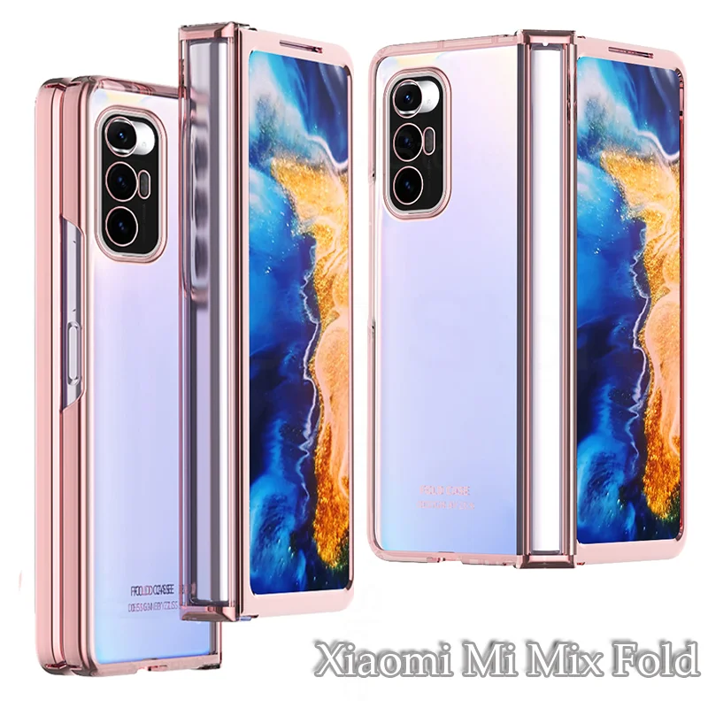 For Xiaomi Mi Mix Fold Hinge Case Plating Transparent Flip Phone Case For Mi Mix Fold M2011J18C Electroplated Clear Phone Cover
For Xiaomi Mi Mix Fold Hinge Case Plating Transparent Flip Phone Case For Mi Mix Fold M2011J18C Electroplated Clear Phone Cover