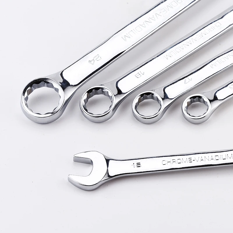 6-85MM Chrome Vanadium Wrench Box Open End Wrench Combination Wrench Spanner Set Handle Tools For Auto Body Repair Tools
6-85MM Chrome Vanadium Wrench Box Open End Wrench Combination Wrench Spanner Set Handle Tools For Auto Body Repair Tools