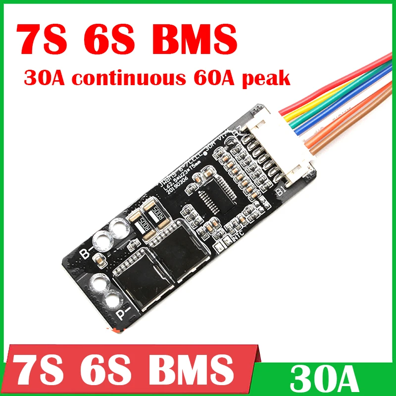 DYKB 6S 7S 30A 60A peak 18650 Защитная плата литий-ионной, литиевой батареи 25,2 в 29,4 в BMS, вакуумная мопедная машина, электрическая дрель
DYKB 6S 7S 30A 60A peak 18650 Защитная плата литий-ионной, литиевой батареи 25,2 в 29,4 в BMS, вакуумная мопедная машина, электрическая дрель