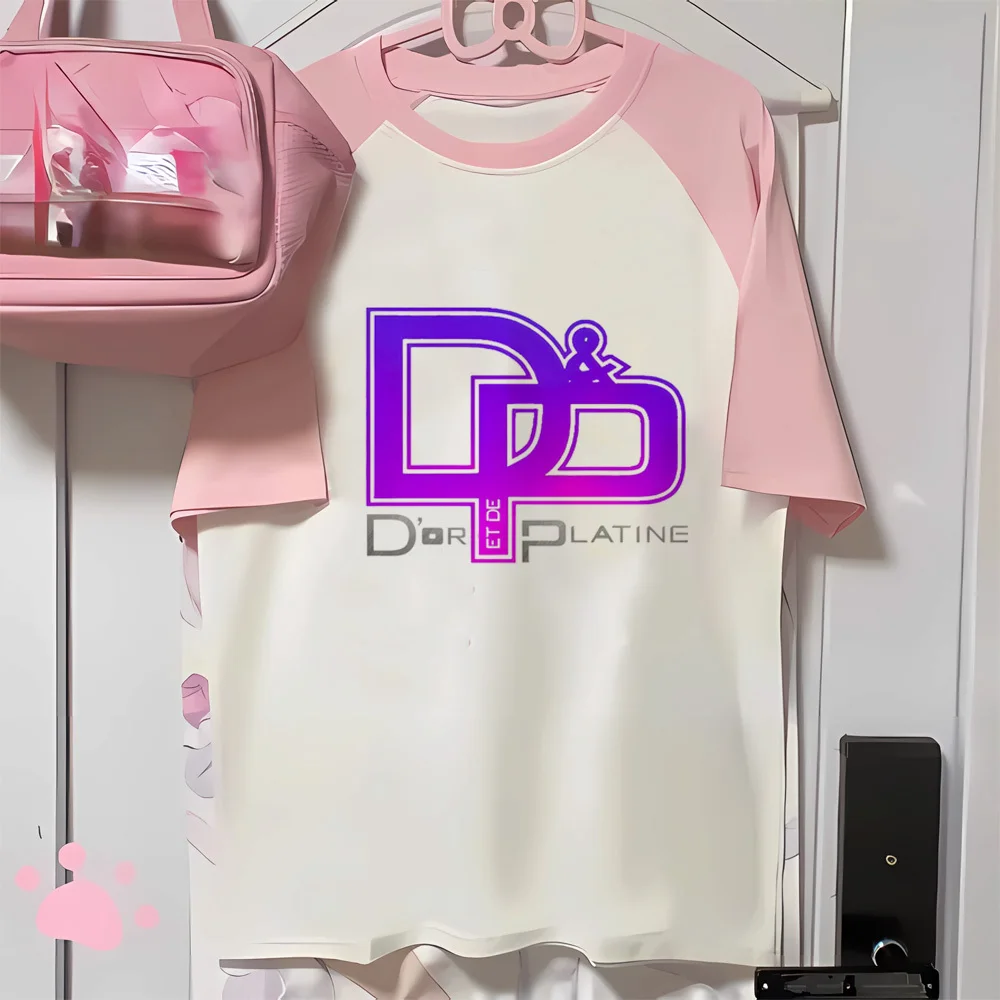 Jul t-shirt girl Punk Colorful aesthetic Digital kawaii 80s Retro Breathable Pastel