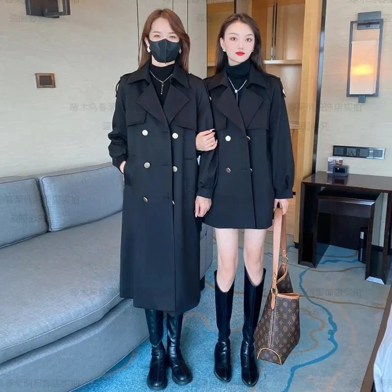 Stylish Mid length Trench Coat For Women's Clothing Spring Autumn Double breasted Windbreaker Coats 2023 Long Sleeve Top AC843
Stylish Mid length Trench Coat For Women's Clothing Spring Autumn Double breasted Windbreaker Coats 2023 Long Sleeve Top AC843