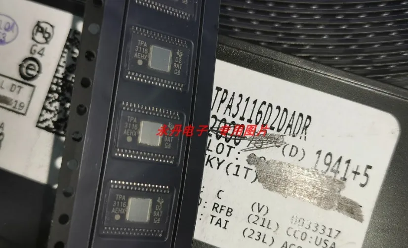 Автомобильный чипсет TPA3116D2DAD TPA3116 tpa3116d2dender, 10 шт. 
Автомобильный чипсет TPA3116D2DAD TPA3116 tpa3116d2dender, 10 шт.
