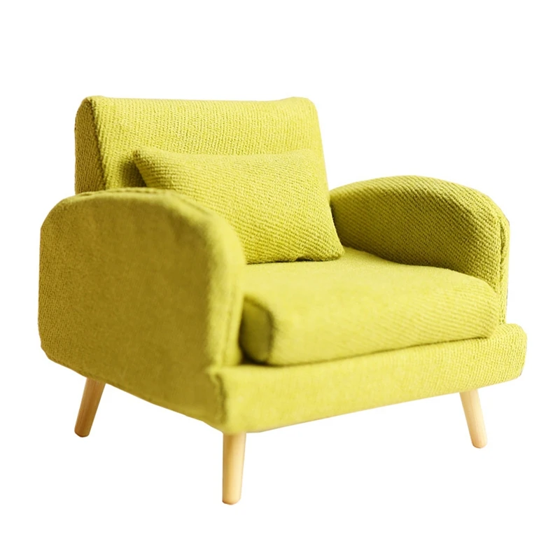 1/12 Dolls House Single Sofa Dollhouse Miniature Furniture Sofa Chair Armchair For Dollhouse Decoration Toy
1/12 Dolls House Single Sofa Dollhouse Miniature Furniture Sofa Chair Armchair For Dollhouse Decoration Toy